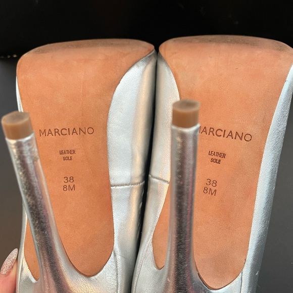 MARCIANO Silver High Heels - Picture 8 of 8